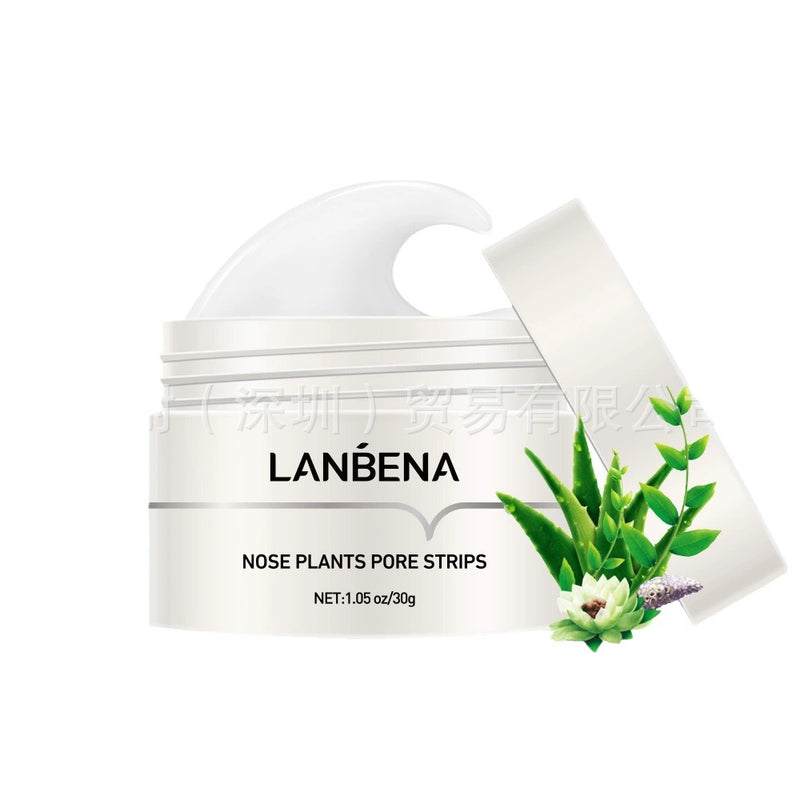 LANBENA Blackhead Nasal Mask with Blackhead Absorbing Paper Tear-Off Acne Cleansing Nose for Men and Women