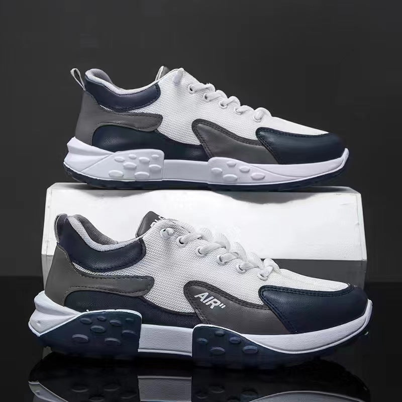 Cross-border wholesale sneakers 2023 new spring and autumn men's shoes casual breathable sports shoes men's thick-soled dad shoes