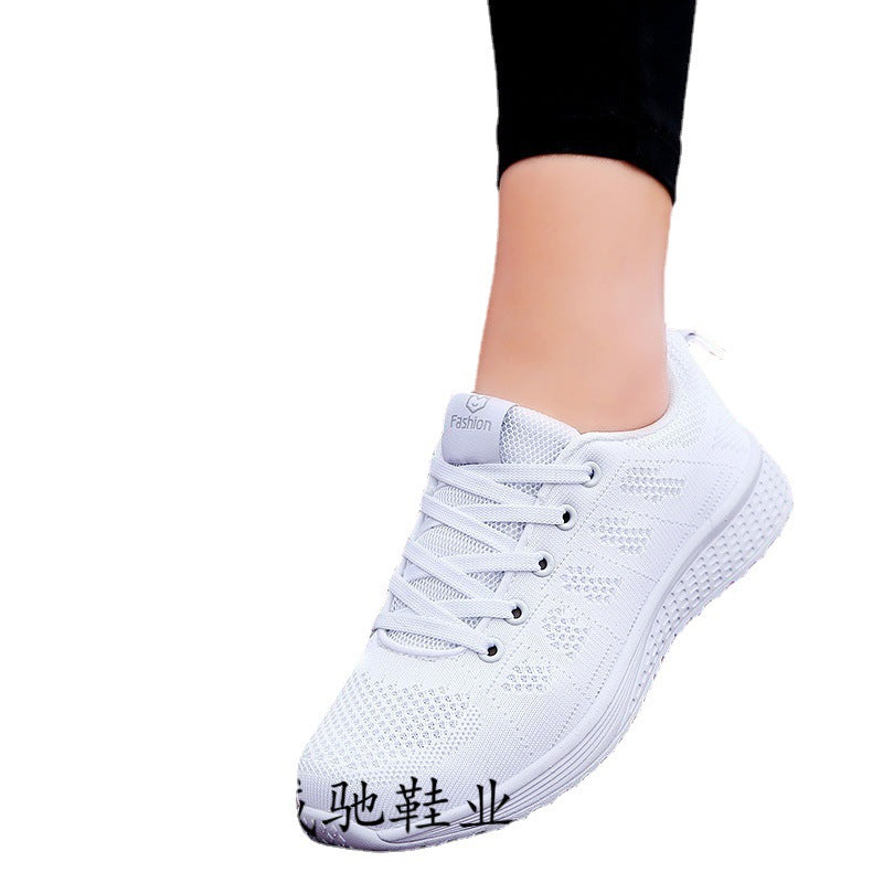 Sports shoes for women in all seasons cross-border foreign trade supply large size women's shoes Korean version breathable casual running shoes batch