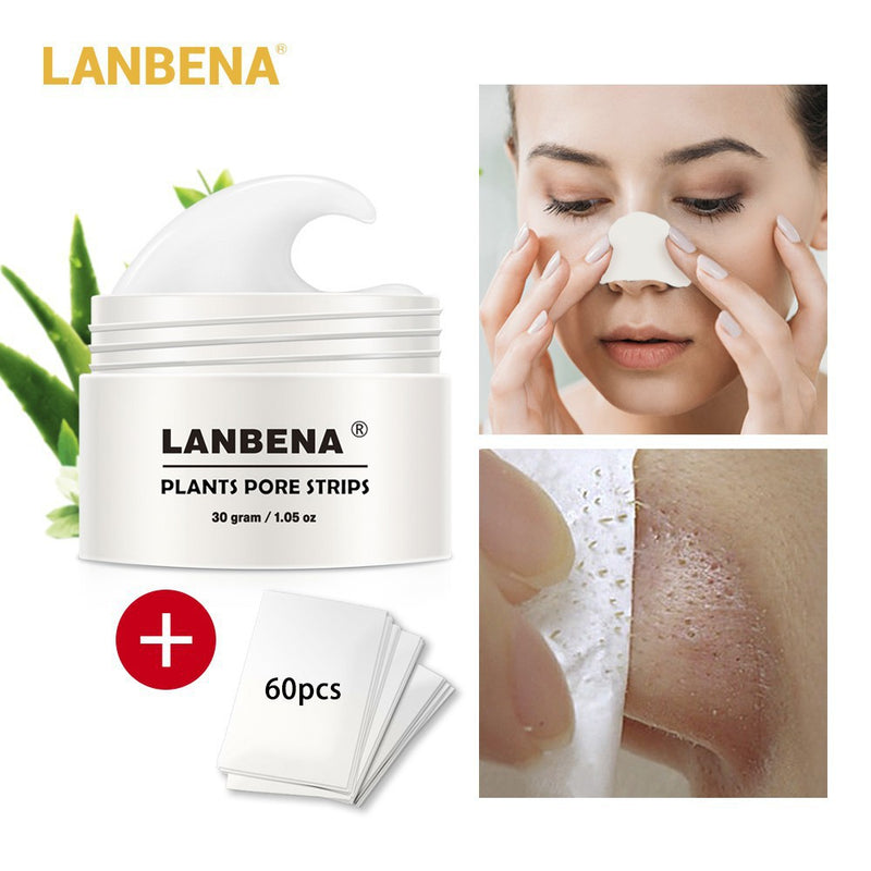 LANBENA Blackhead Nasal Mask with 60 sheets of blackhead-absorbing peel-off mask