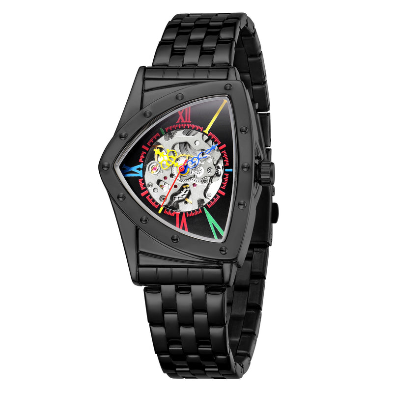 New TOMARCH European and American style men's fashionable and casual hollow triangle automatic mechanical watch wholesale
