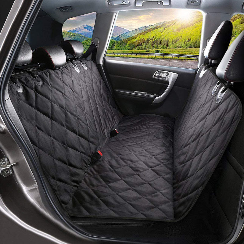 Amazon hot selling car pet mat car rear seat dog waterproof and anti-dirty seat cushion car quilted cotton thick dog mat