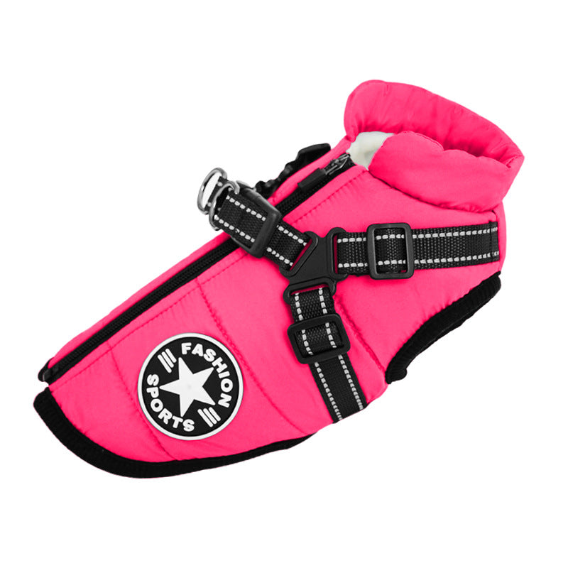 Dog clothes for medium and small dogs vest-style traction rope dog leash Teddy dog chain dog walking rope pet chest harness