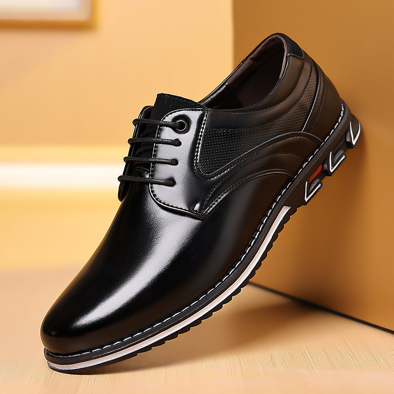 Melden 9901 cross-border men's leather shoes men's large size 38-48 work fashion opp bag packaging without shoe box