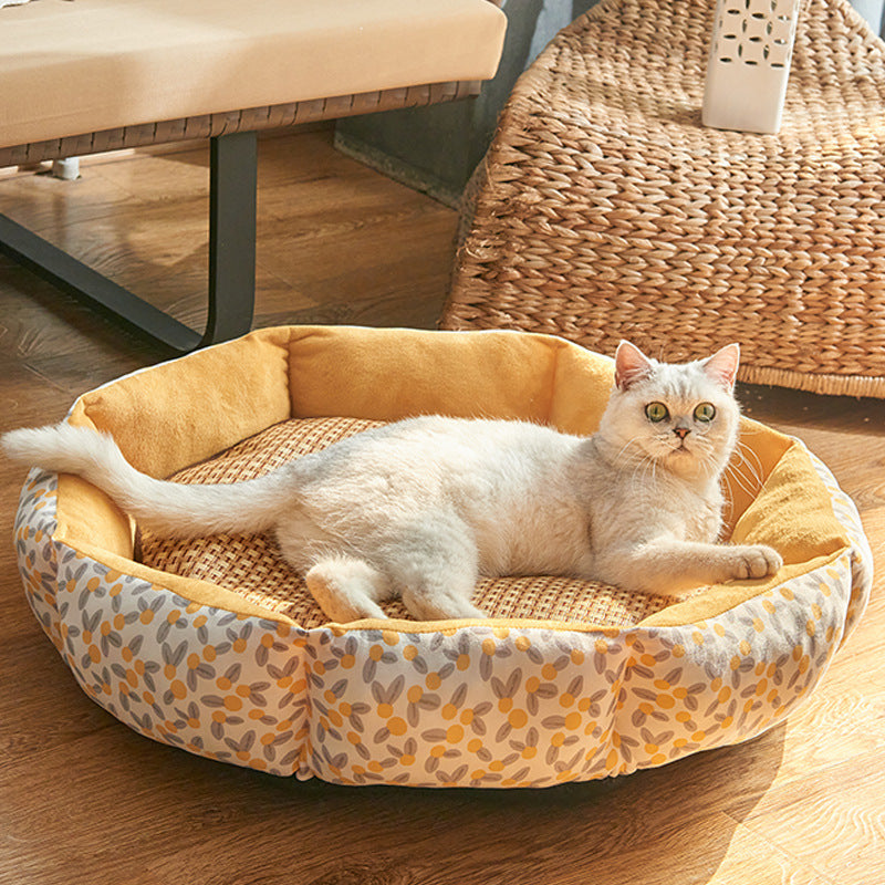 Dog House Wholesale Four Seasons Dog Mat Sofa Nest Dog Bed Dog House Kitten Bed Winter Warm Pet Supplies