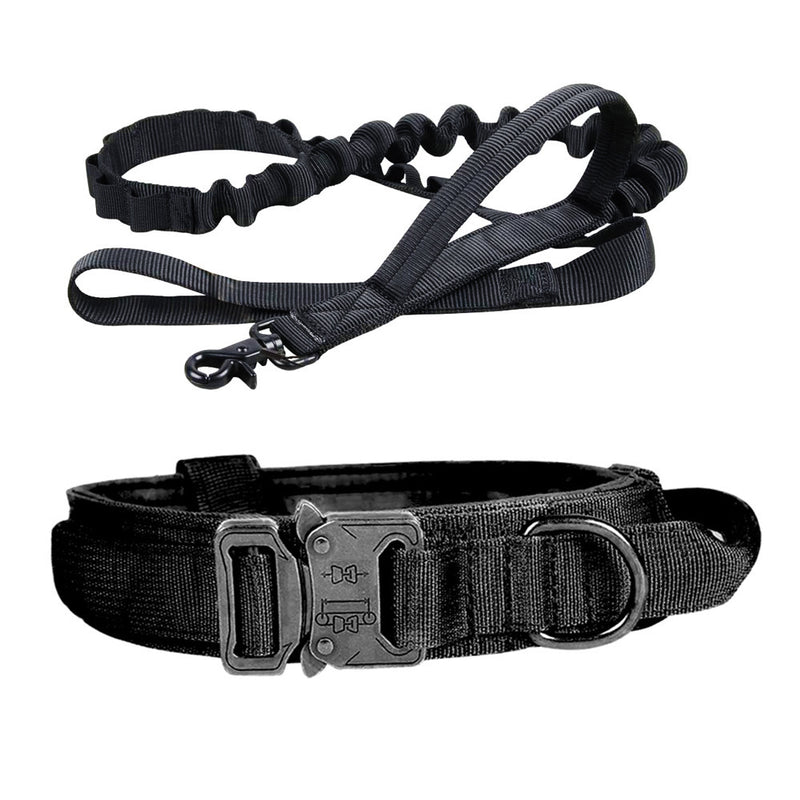 Amazon Explosive Tactical Collar Leash Pet Collar Nylon Medium and Large Dog Army Dog Training Dog Collar
