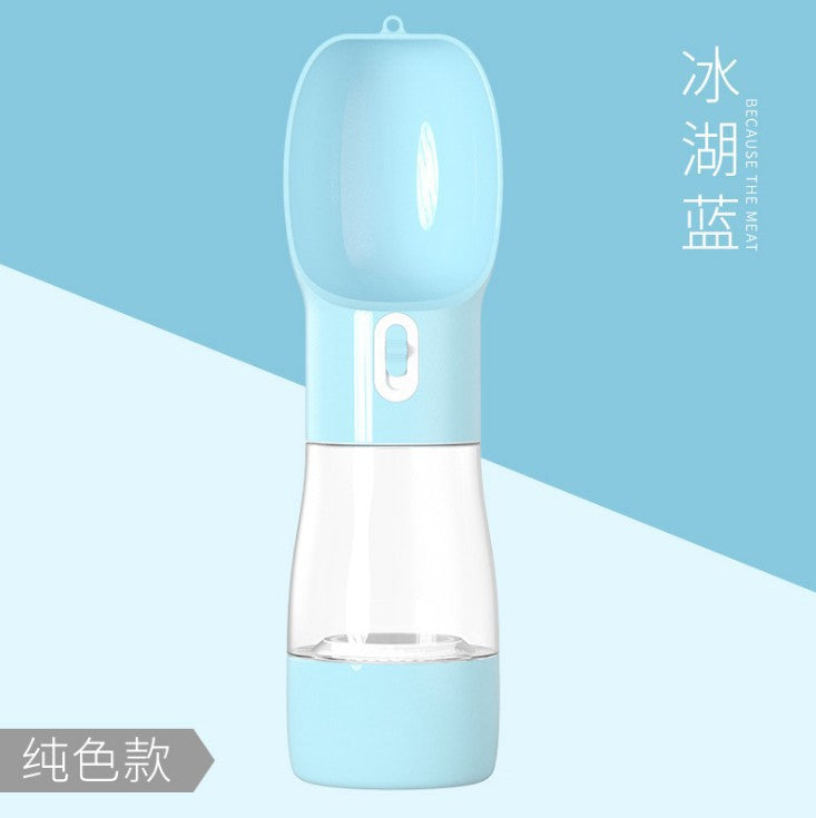 Go out portable pet cat and dog dual-use water food cup accompanying drinking water device feeding dual-use one