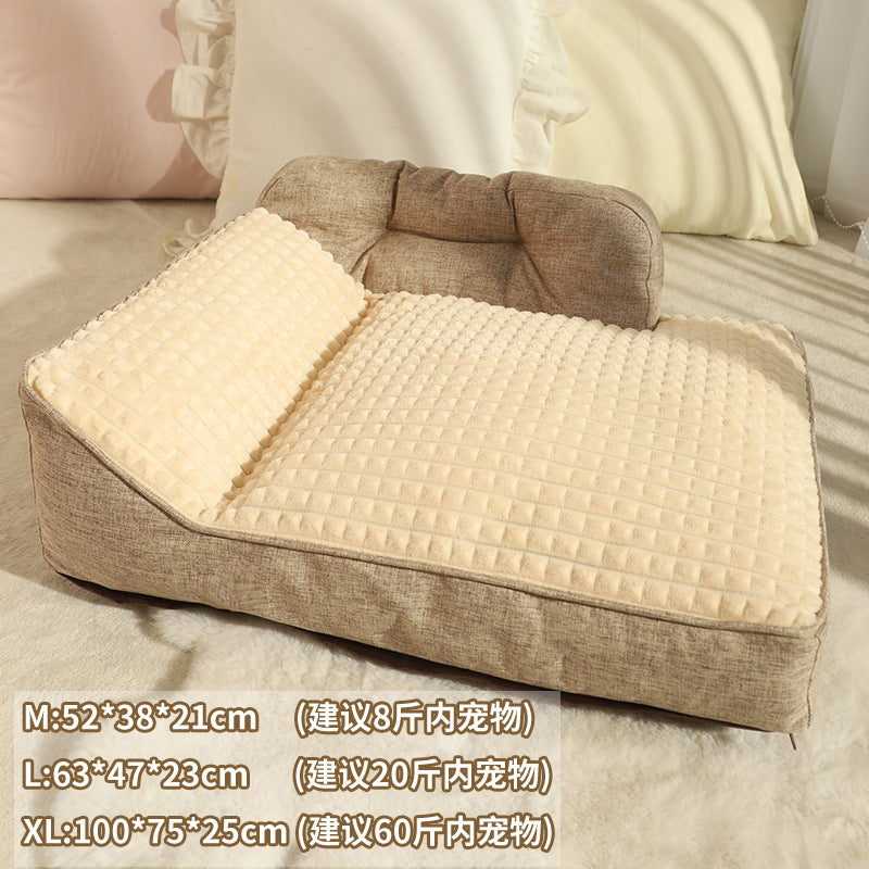 Dog kennel for all seasons, large dog sleeping mat, removable and washable pet mat, winter dog bed, dog mat for sleeping
