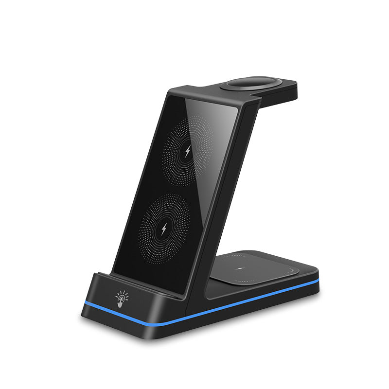 Spot new wireless charger suitable for Apple Huawei mobile phone watch headset three-in-one wireless charger