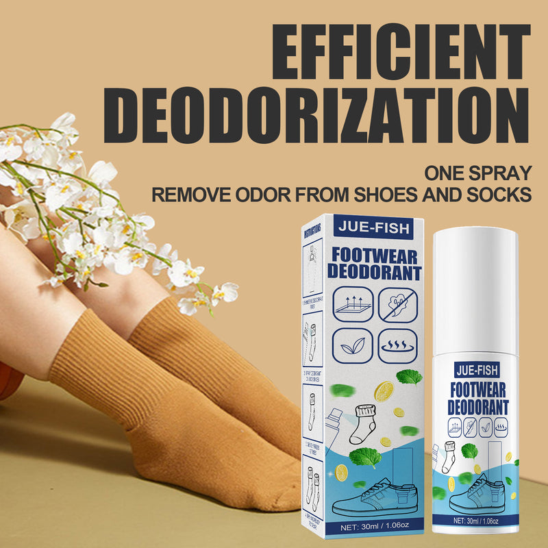 Jue-Fish shoe cabinet deodorant spray anti-foot odor fast deodorant long-lasting fragrance to remove sweaty feet odor odor