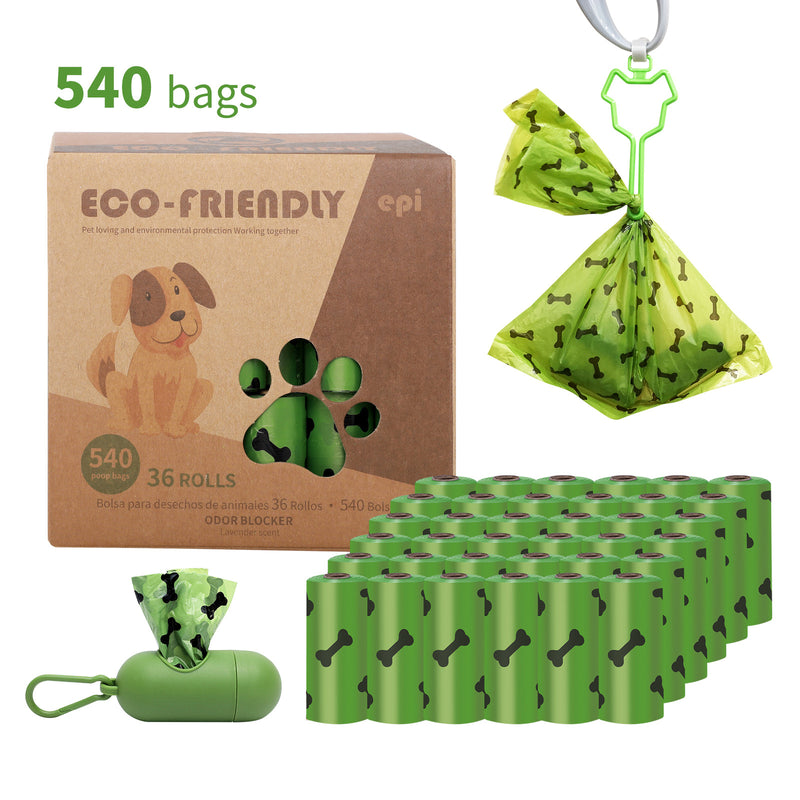 Cross-border new product dog poop bag poop picking bag dog dispenser environmentally friendly degradable poop picking bag car pet garbage bag