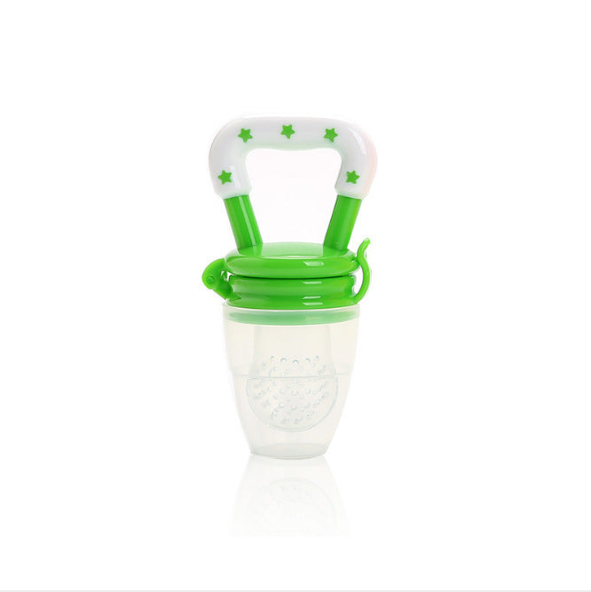 Baby fruit and vegetable bag baby eat fruit complementary food tool silicone mesh bag newborn teether toy bite bag