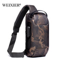 Chest bag shoulder bag men's anti-theft messenger bag men's bag Oxford cloth sports messenger bag single shoulder messenger men's chest bag