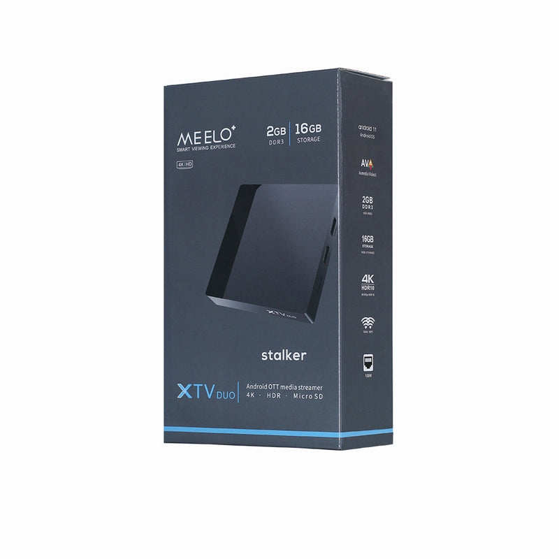 MEELO XTV duo Decoder STALKER Amlogic S905W2 TVBOX Dual WIFI