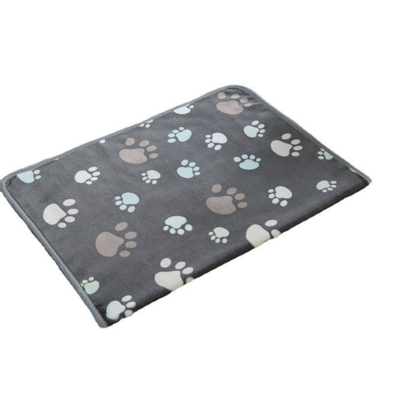 Wholesale pet blanket four seasons universal blanket warm flannel paw print blanket cat dog blanket dog seat cushion