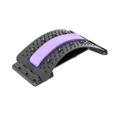 Lumbar soothing device cushion belt waist back pain strain traction massager lumbar disc corrector spot
