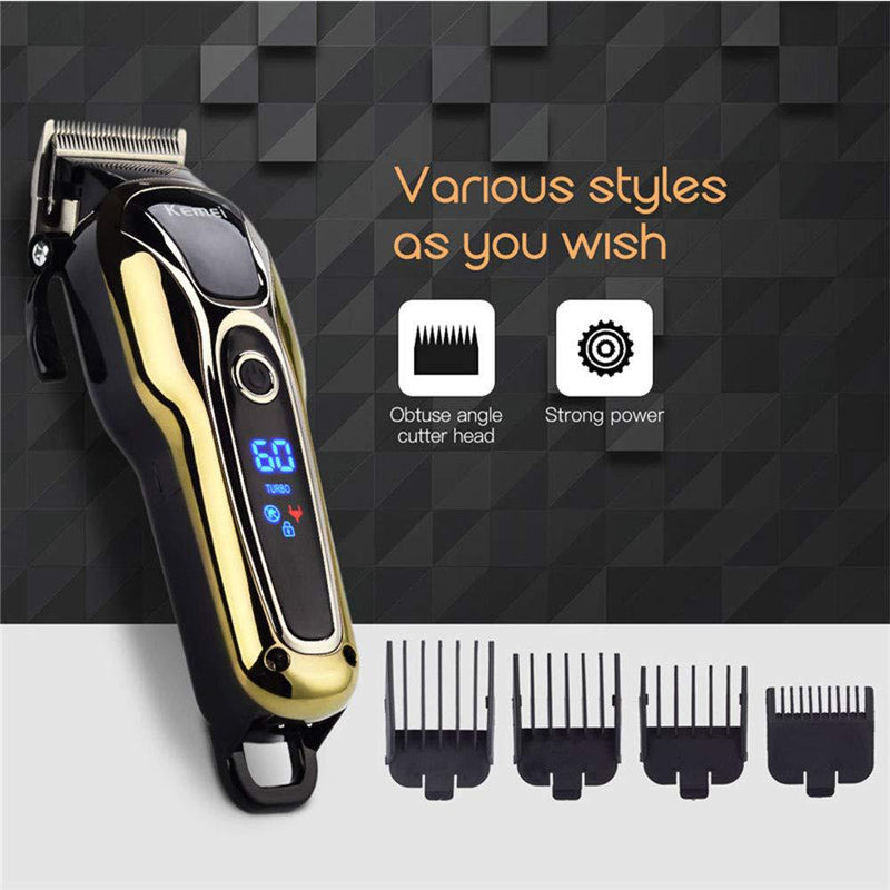 Cross-border foreign trade kemei KM - 1990 rechargeable electric shaver oil head electric clipper hair clipper