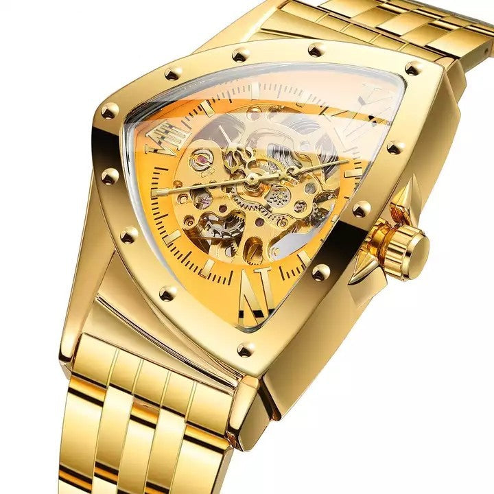 New TOMARCH European and American style men's fashionable and casual hollow triangle automatic mechanical watch wholesale