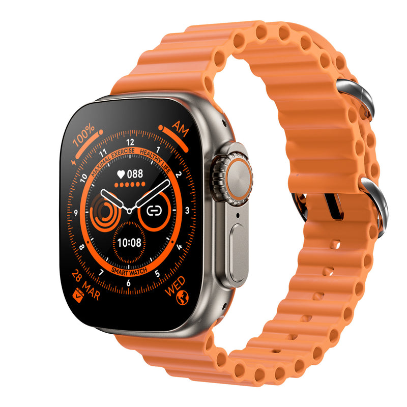 Foreign trade explosion ZD8 Ultra multi-function Bluetooth smart watch 2.0 inch large screen heart rate blood oxygen sports bracelet
