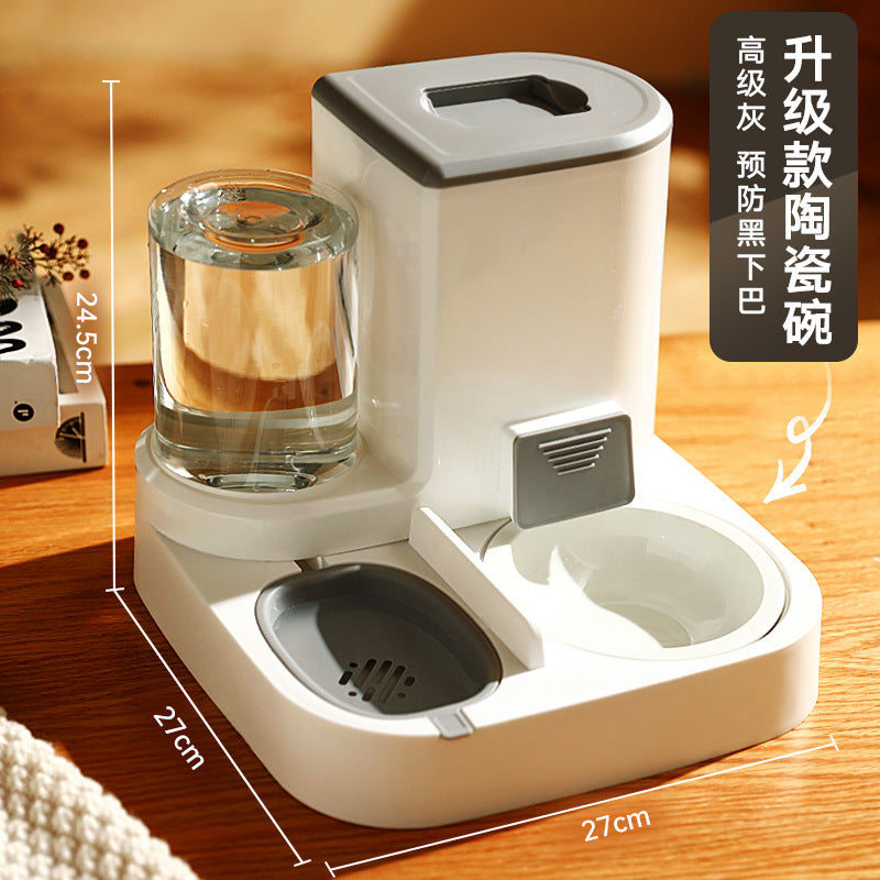 Pet water dispenser large-capacity dry and wet separation automatic water feeder water food feeder cat dog water dispenser