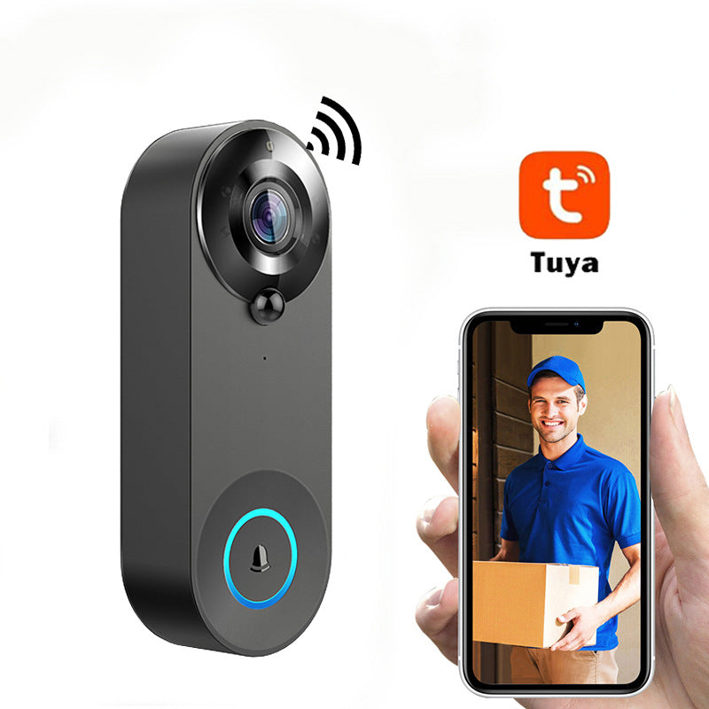Smart WIFI video doorbell wireless video doorbell remote home monitoring Tuya solution video voice intercom