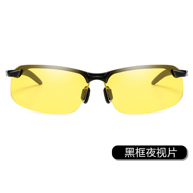 Smart Color-changing Polarized Sunglasses 3043 Sunglasses Men's Riding Day and Night UV Sunglasses