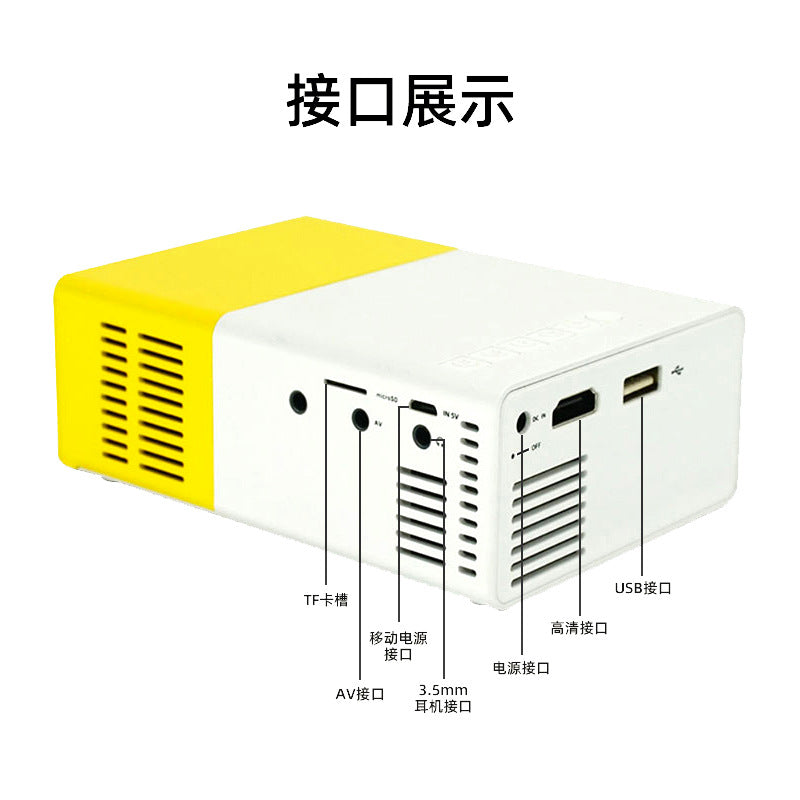 Manufacturer YG300 Micro Mini Projector Home led Portable Small Projector HD 1080p Wholesale