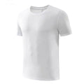 Men's Workout Shirts Lightweight Quick Dry T-Shirts Fishing Hiking Solid Color Mesh Breathable Loose Plus Size Melman Shirt