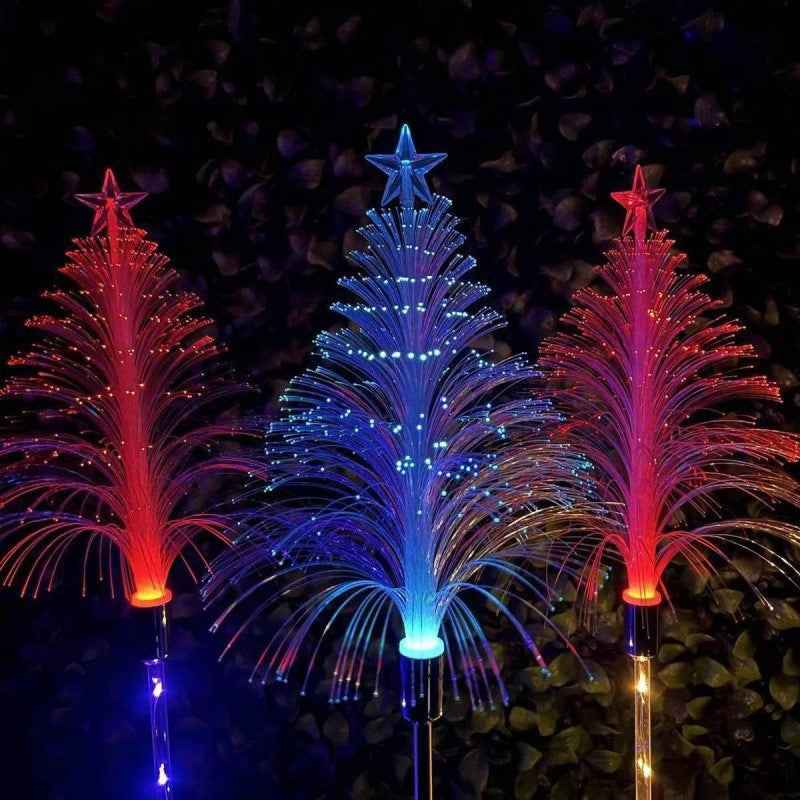 New Christmas Series Solar Jellyfish Lamp Outdoor Atmosphere Lamp Outdoor Waterproof Luminous Holiday Decorative Lamp