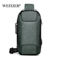 Chest bag shoulder bag men's anti-theft messenger bag men's bag Oxford cloth sports messenger bag single shoulder messenger men's chest bag