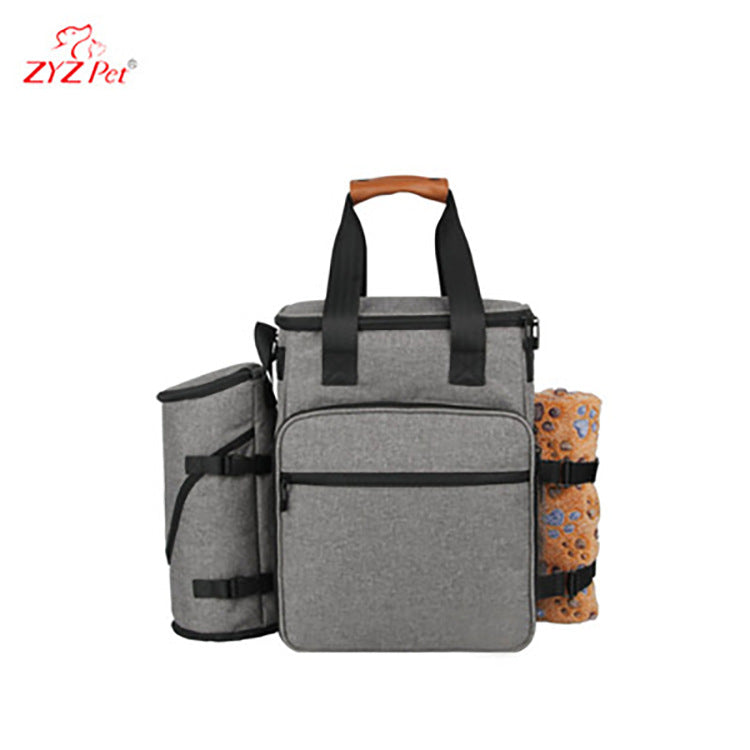 mochila de suprimentos para animais
