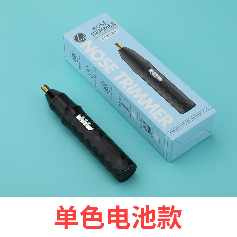 Wholesale Portable Nose Hair Trimmer USB Rechargeable Shaving Nose Hair Cleaner Electric Nose Hair Shaver