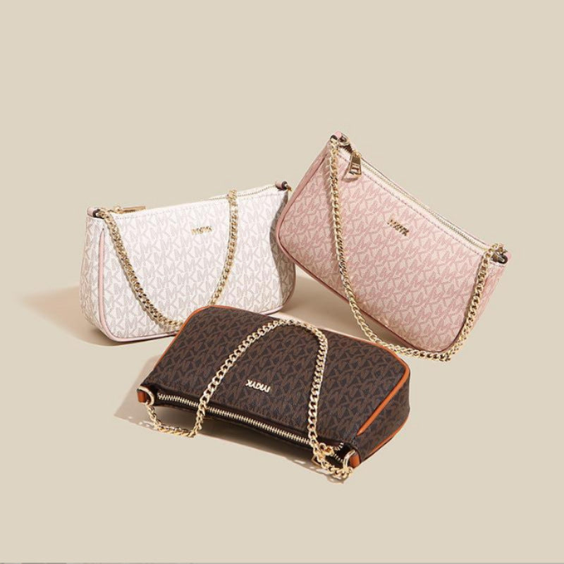 Three-in-one mahjong small bag fashionable old flower 2022 new style shoulder bag messenger bag female all-match wholesale