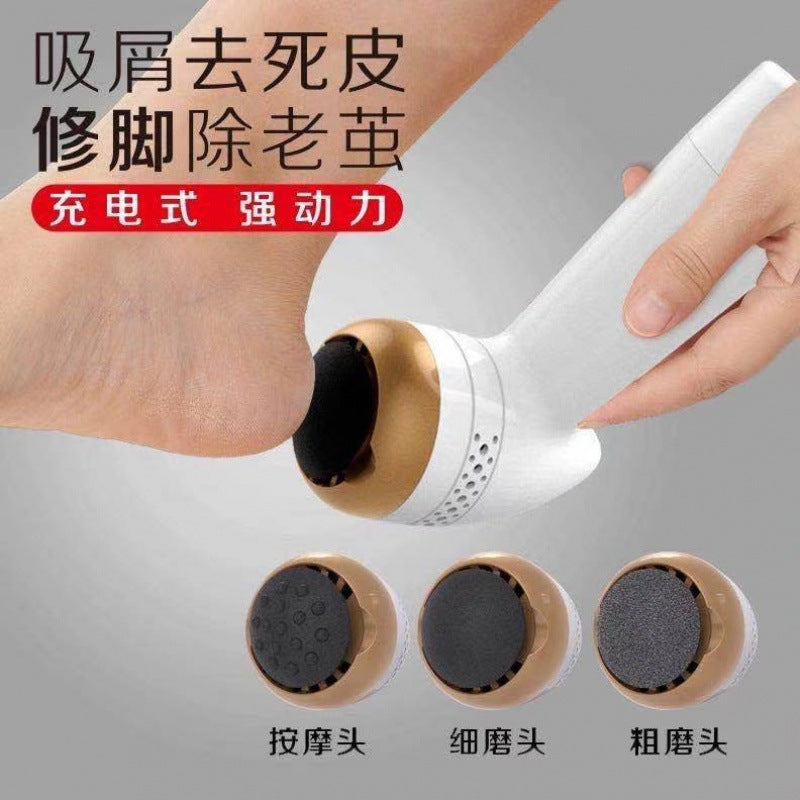 New automatic vacuum cleaner foot grinder rechargeable foot skin dead skin calluses pedicure machine electric pedicure beautiful feet
