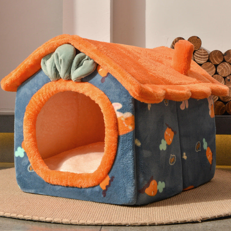 Manufacturer wholesale cat nest, cat villa, kennel house, universal for all seasons, internet celebrity closed cat house, pet supplies