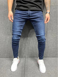 High quality European and American men's stretch skinny jeans