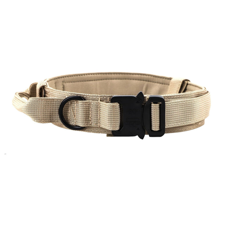 Amazon Explosive Tactical Collar Leash Pet Collar Nylon Medium and Large Dog Army Dog Training Dog Collar