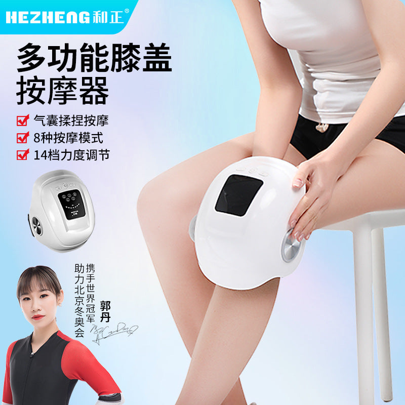 Knee pad heating massager knee warm and cold protection and positive 3D airbag massage hot compress knee massager gift