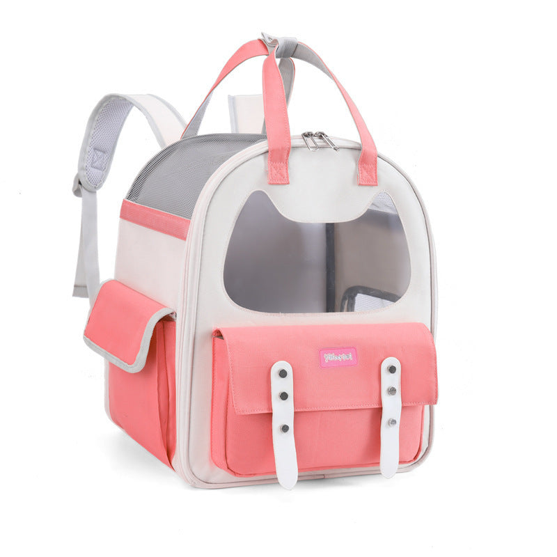 Cross-border hot-selling European and American pet bag wholesale out-shoulder cat backpack wear-resistant grab portable cat and dog bag