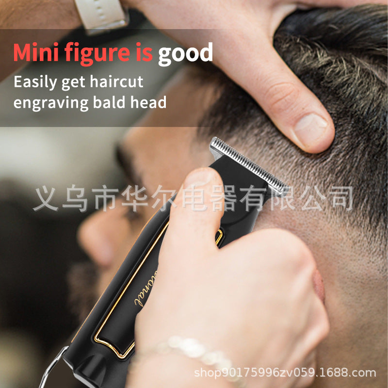 Factory direct sales Amazon cross-border hair clipper clipper razor horn knife digital display electric clipper carving hair clipper