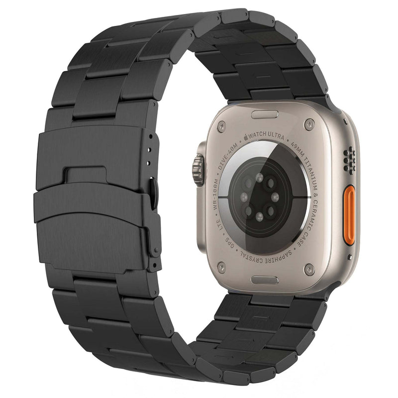 Suitable for Apple Watch Ultra 49mm watch strap iWatch safety buckle pure titanium strap