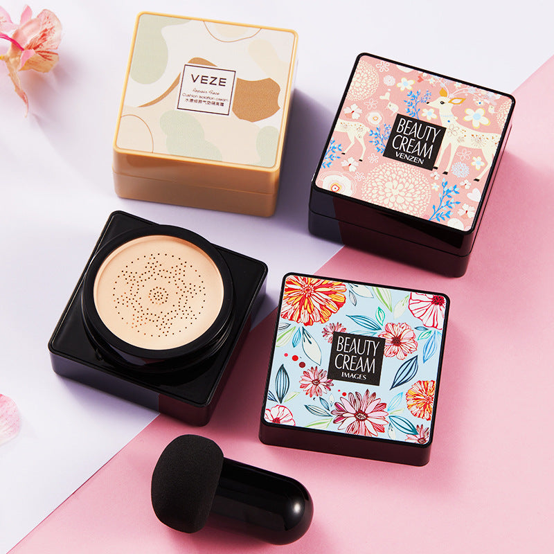 Image beauty mushroom air cushion moisturizing light breathable concealer beauty cream isolation small mushroom head air cushion bb cream wholesale