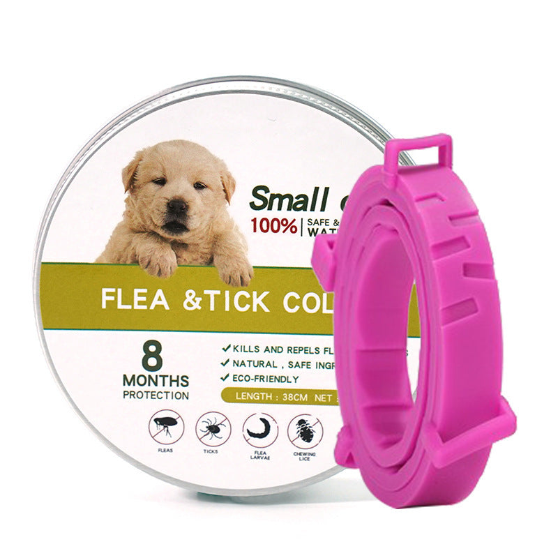Cross-border pet cat and dog repellent collar flea repellent mosquito repellent dog collar flea repellent necklace waterproof strip factory direct sales