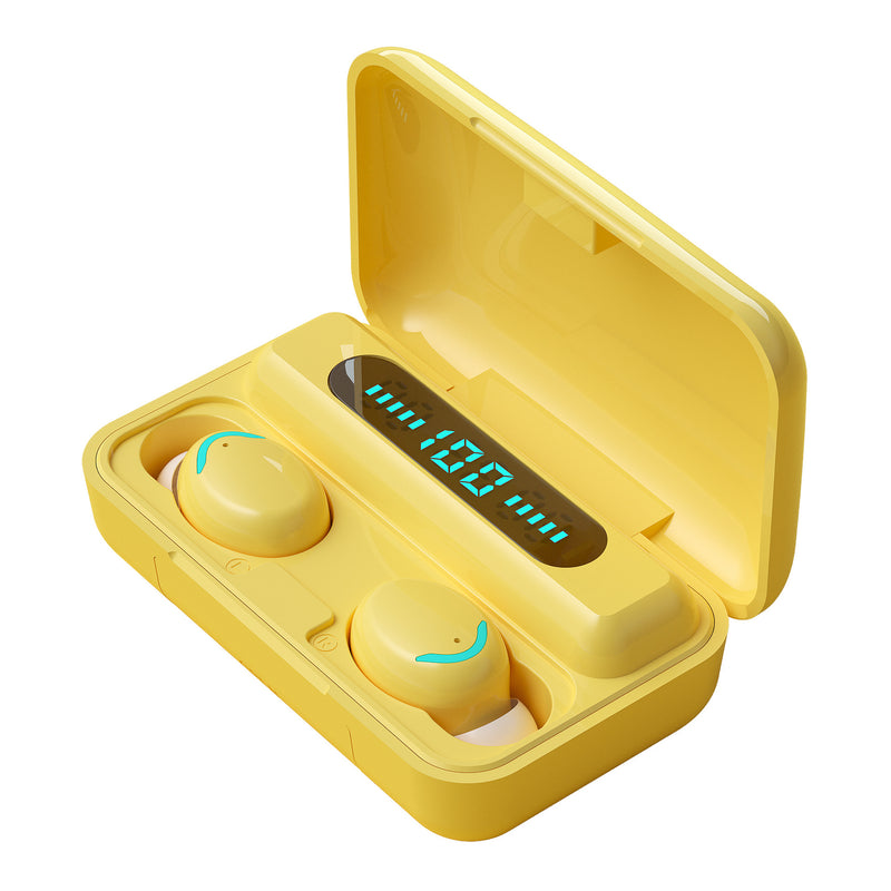 New private model F9-2 F9-5 F9-5C Macaron true wireless digital display Bluetooth headset 5.0 sports headset