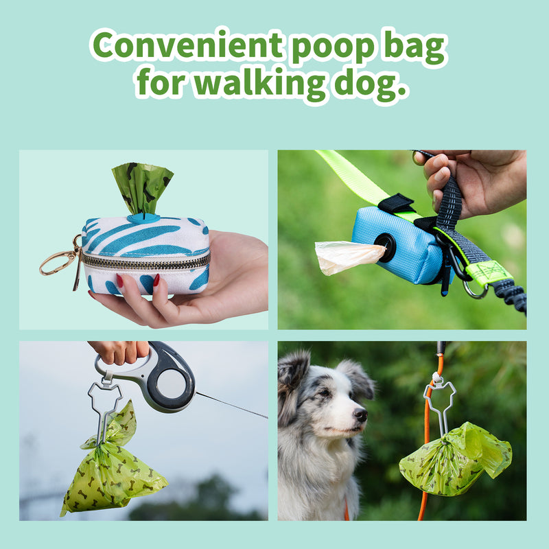 Cross-border new product dog poop bag poop picking bag dog dispenser environmentally friendly degradable poop picking bag car pet garbage bag