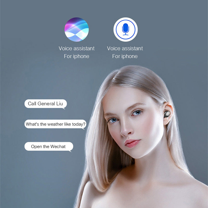 New private model F9-2 F9-5 F9-5C Macaron true wireless digital display Bluetooth headset 5.0 sports headset