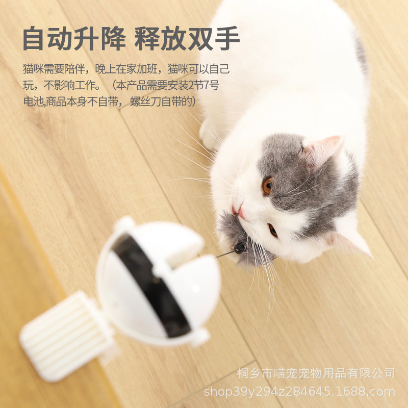 Amazon's new electric cat toy electric lifting ball self-entertaining cat toy interactive educational pet supplies
