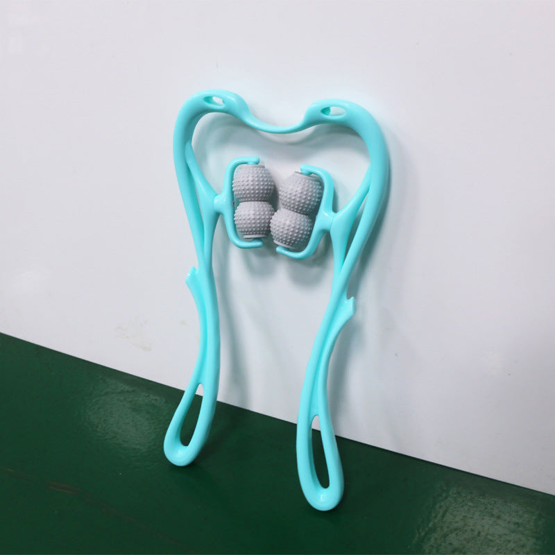 Cervical spine massager multi-functional kneading roller ball manual clamp neck shoulder neck massager roller shoulder massager