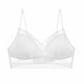 No steel ring big breast women's underwear sexy big open back beautiful back U-shaped bra summer one-piece thin invisible bra