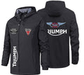 Spring and Autumn Foreign Trade Cross-border Jacket Men's Thin Windbreaker Hooded Jacket Windproof Waterproof Car Logo Sports Tactical Outdoor